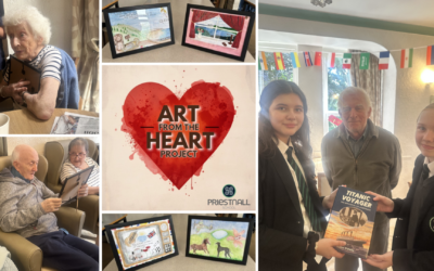 Priestnall students bring art and connection to local care home through ‘Art From The Heart’ project