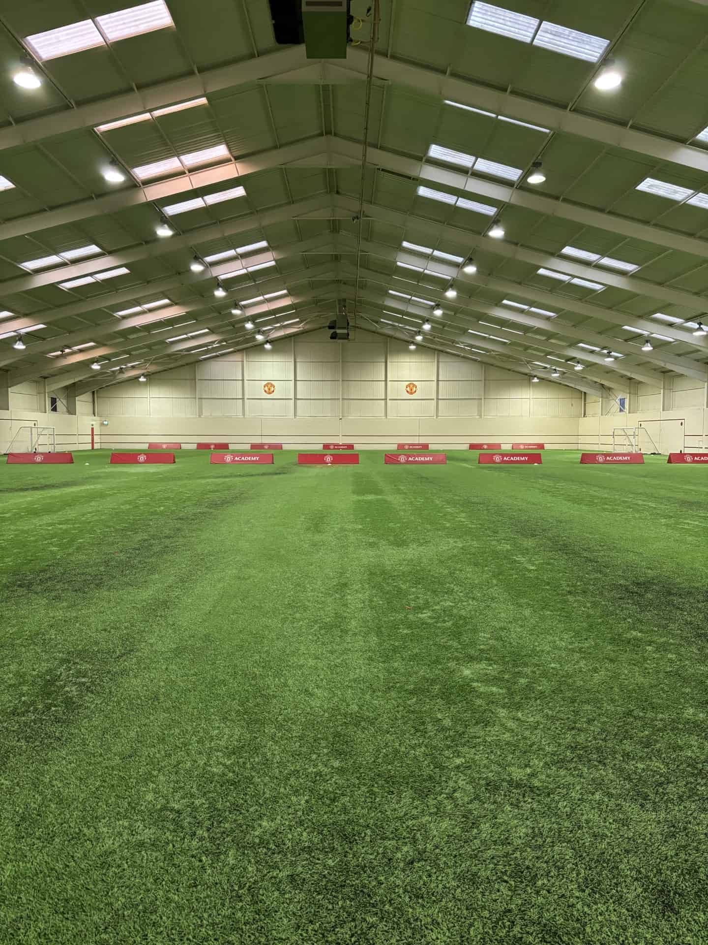 The Cliffs youth training ground where Priestnall School took part in the regional qualifiers of the Manchester United Academy Emerging Talent competition. 