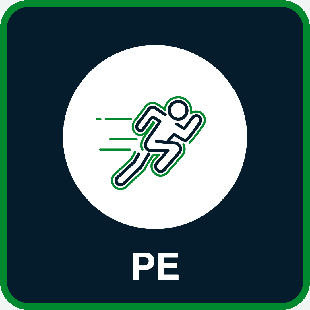 Norris Bank Primary School Logo - button version with square border