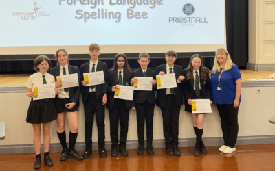 Priestnall students create a buzz in Trust Spelling Bee Final