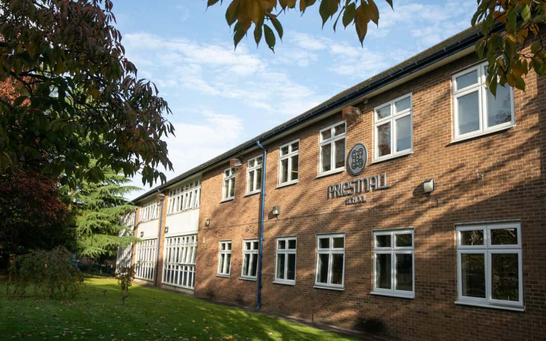 Priestnall School, as seen from the outside.
