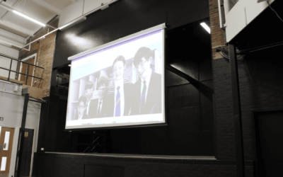 Redevelopment work and the unveiling of the school stage
